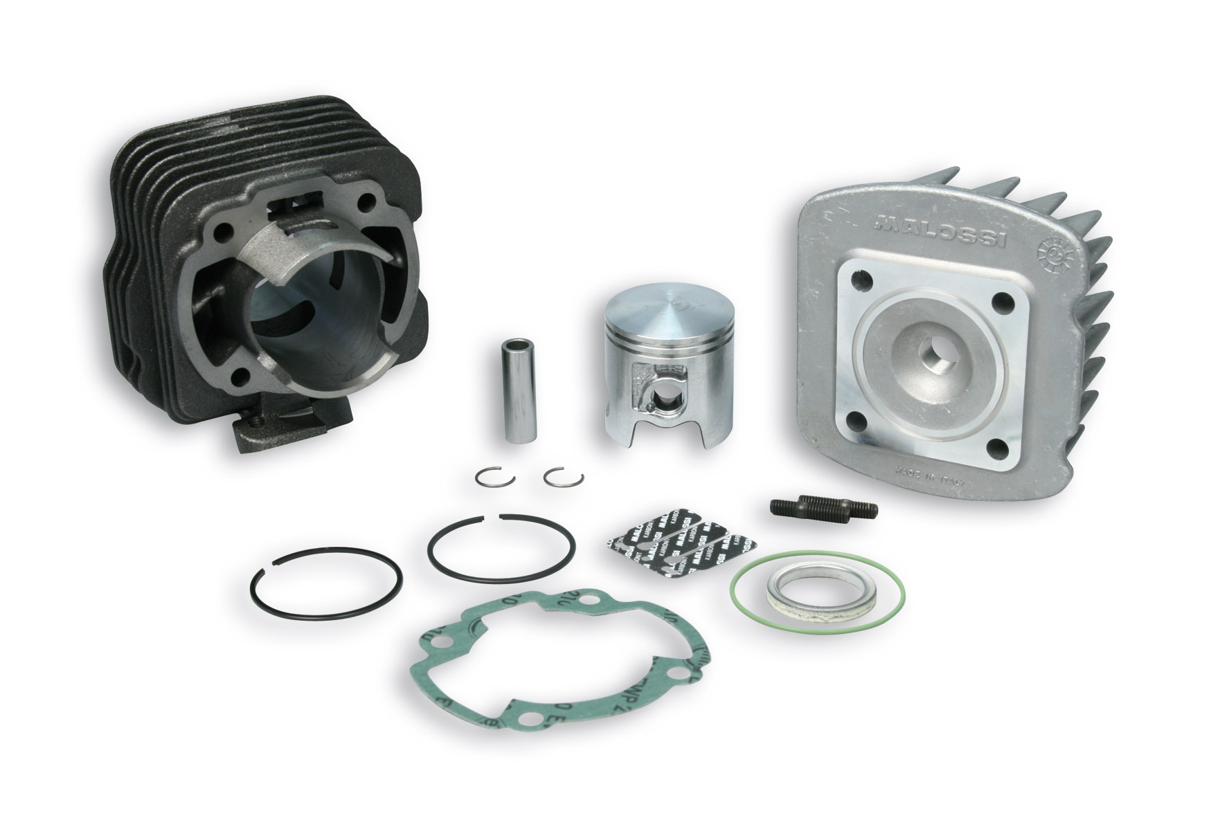 Malossi Cast iron cylinder kit D.47 with D.12 pin Honda X8R X-X8R S 50 2T